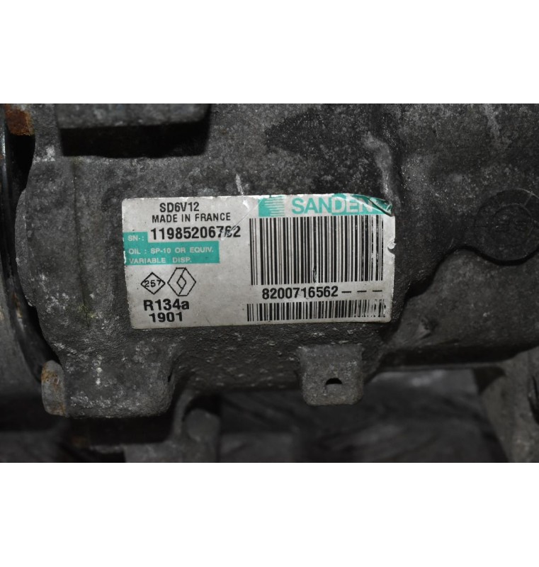 Κομπρεσέρ Aircondition - A/C Κλιματισμός Renault Clio / Kangoo 1.5 K9K 2002-2010 8200716562
