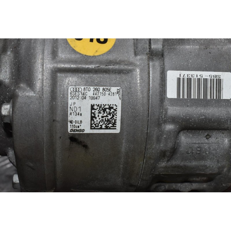 Κομπρεσέρ Aircondition - A/C Audi A5 Sportback  1.8 TFSI 16V 2012-2015 8T0260805E (Με Φθορά Στην Τροχαλία)