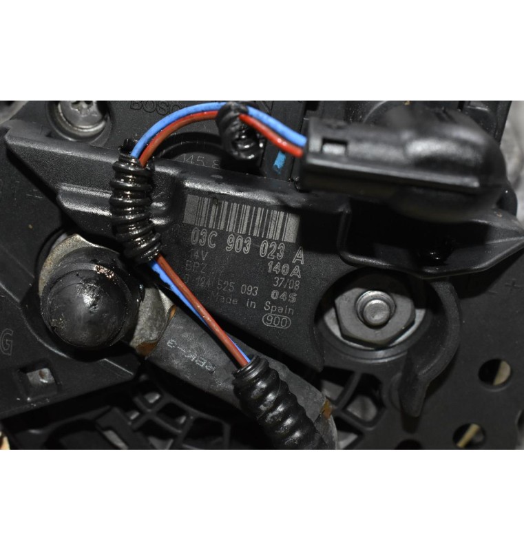 Δυναμό Volkswagen 1.4 TSI CAV BLG BMY CAX 2008-2013 03C903023A 0124525093 140A (Seat Audi Skoda) (Γνήσιος)