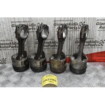 Πιστόνια + Μπιέλες Mitsubishi L200 4D56 1997-2001 (Εξωτερικη Διάμετρος 91mm) (Πείρος 29mm)