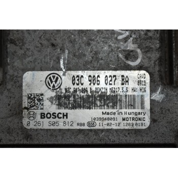 Εγκέφαλος Κινητήρα Volkswagen Scirocco 1.4 TSI 2008-2015 BOSCH 03C906027BA 03C907309B 0261S05812 17.5.5