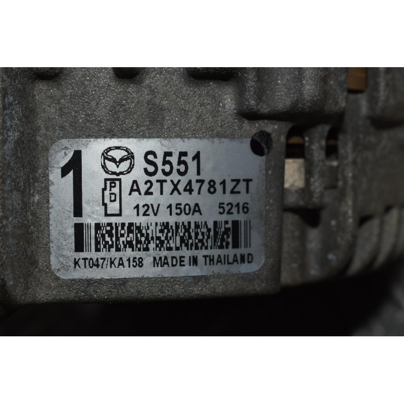 Δυναμό Mazda CX-3 1.5 Skyactiv S5 2010-2019 A2TX4781ZT 150A