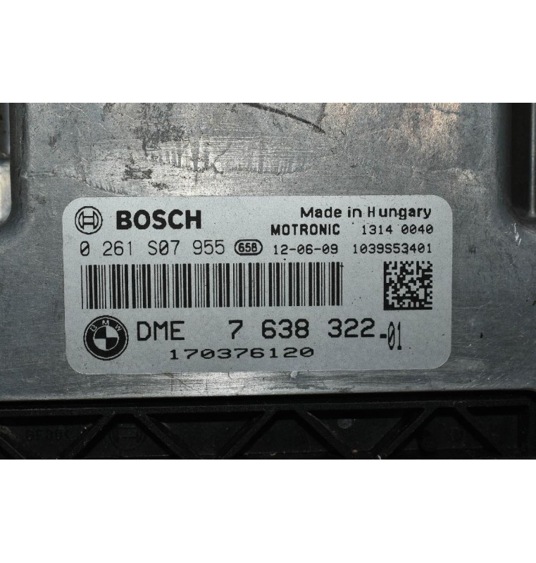 Εγκέφαλος Mini Cooper 1.6 2006-2011 BOSCH DME7638322 0261S07955