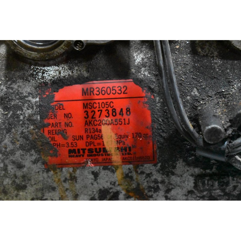 Κομπρεσέρ Aircondition Mitsubishi L200 4D56 K74 1997-2005 MR360532