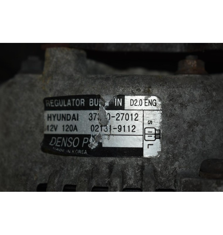 Δυναμό Kia Sportage - Tucson 2.0 CRD 140PS D4EA 2004-2009 37300-27012 120A