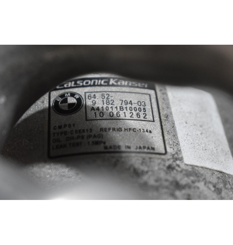 Κομπρεσέρ Aircondition - A/C Bmw E90 320 143ps N43B20A 2005-2010 9182794-03