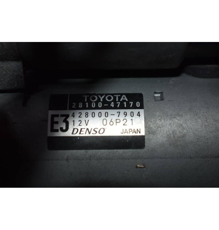 Μίζα Toyota Yaris 1.3  1NR 2010-2018 28100-47170 428000-7904