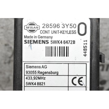 Εγκέφαλος Πλακετα Κεντρικου Κλειδωματος Nissan Navara D22 2001-2005 SIEMENS 285963Y50  5WK46472B