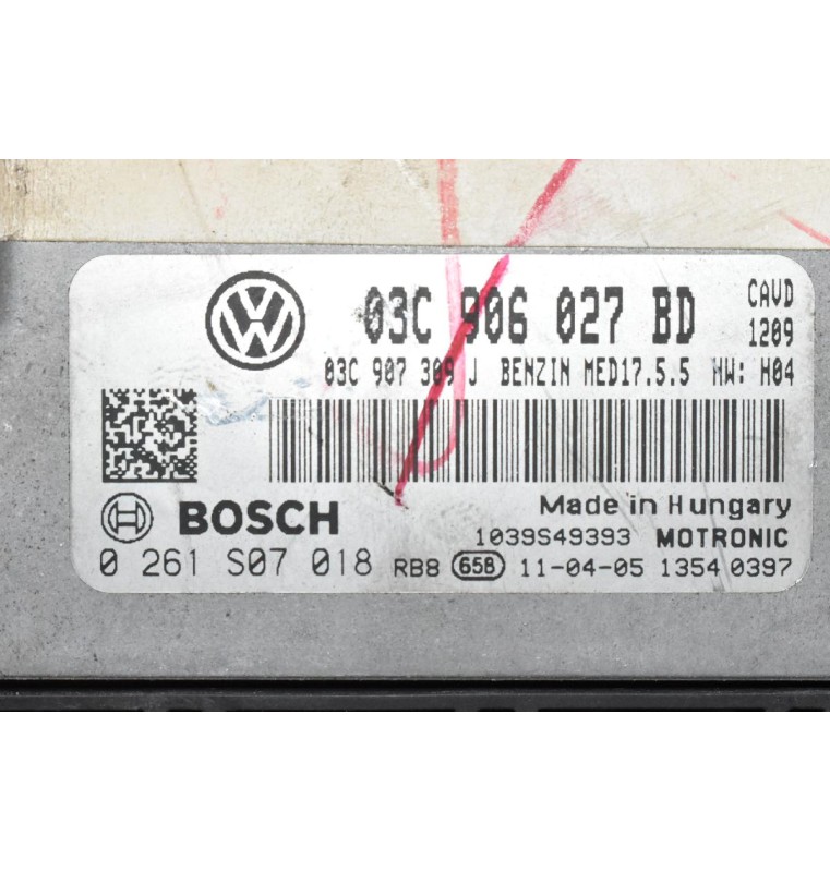 Εγκέφαλος Volkswagen Jetta CAV 2011-2017 BOSCH 03C906027BD 0261S07018