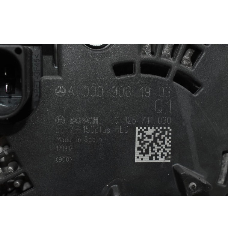 Δυναμό Mercedes-Benz B Class W246 /CLA GLA 1.6 Turbo 270910 2011-2021 A0009061903 BOSCH 0125711030