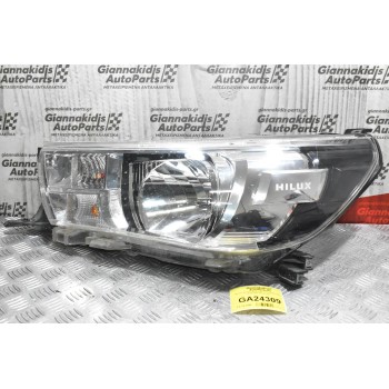 Φανάρι Εμπρός Αριστερό Toyota Hilux Revo 2015-2019 (Μηχανικό)