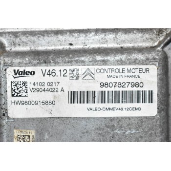 Εγκέφαλος Κινητήρα Citroen C3 / Pegeuot 208 HM01 1.2 2013-2019 9807827980 141020217 V29044022A