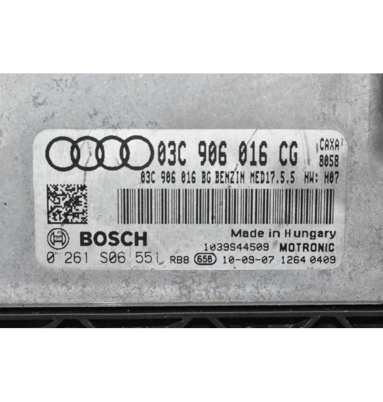Εγκέφαλος Kινητήρα Audi A1 / S1  1.4 TSI CAX  BOSCH 03C906016CG 0261S06551
