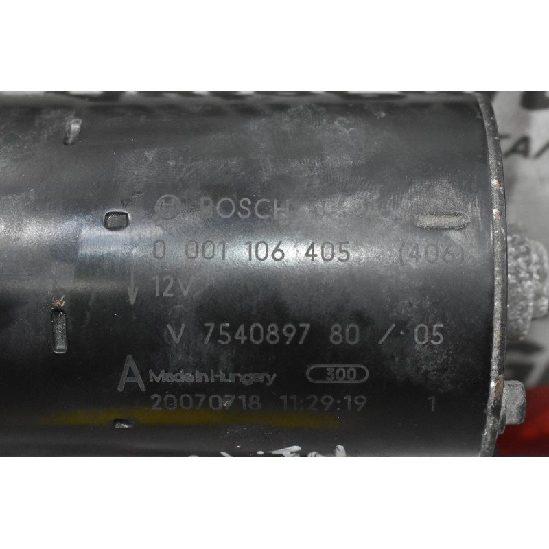 Μίζα Mini Cooper  N14B16 2006-2011 BOSCH V754089780 0001106405