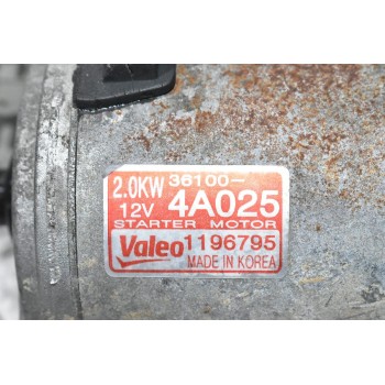 Μίζα Kia Sorento 2.5cc CRD 140PS D4CB 2001-2006 36100-4A025  VALEO 1196795 (10 Δόντια)