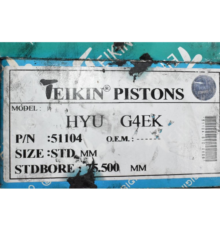 Πιστόνια Hyundai Accent 1995-1999 G4EK (3άδα) (Καινούργια) (STD)