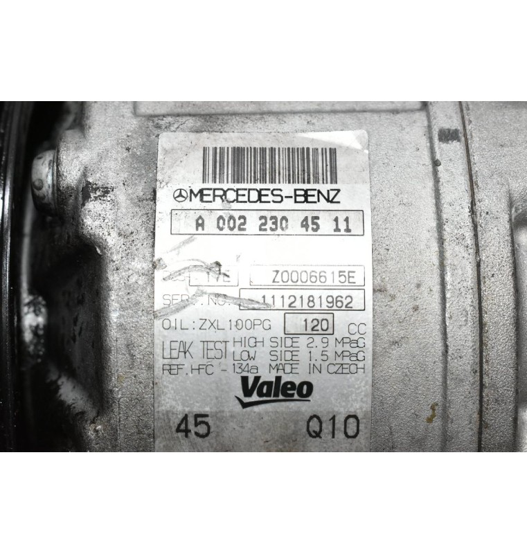 Κομπρεσέρ Aircondition - A/C Mercedes-Benz E (A207) E 250 CGI 271860 2010-2016 A0022304511