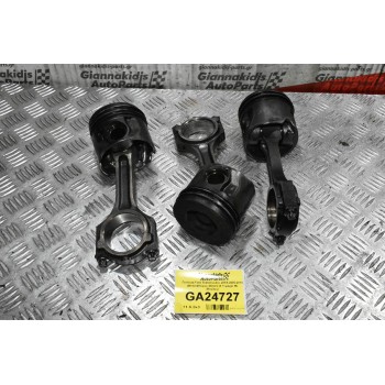 Πιστόνια Ford Transit JXFA 2005-2013 (90mm)(Πείρος 32mm) (3 Τεμάχια Με Μπιέλες)