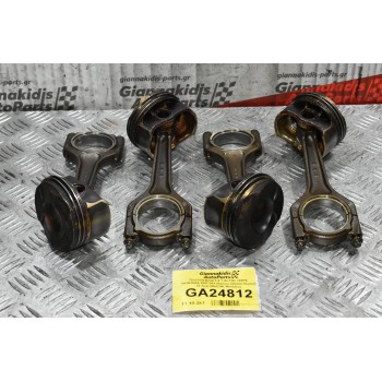 Πιστόνια Bmw 1.6 116i 316i 122PS N43B16AA 2007-2011 (82mm) (23mm Πείρος) (4 Τμχ) (Μαζί Με Μπιέλες)