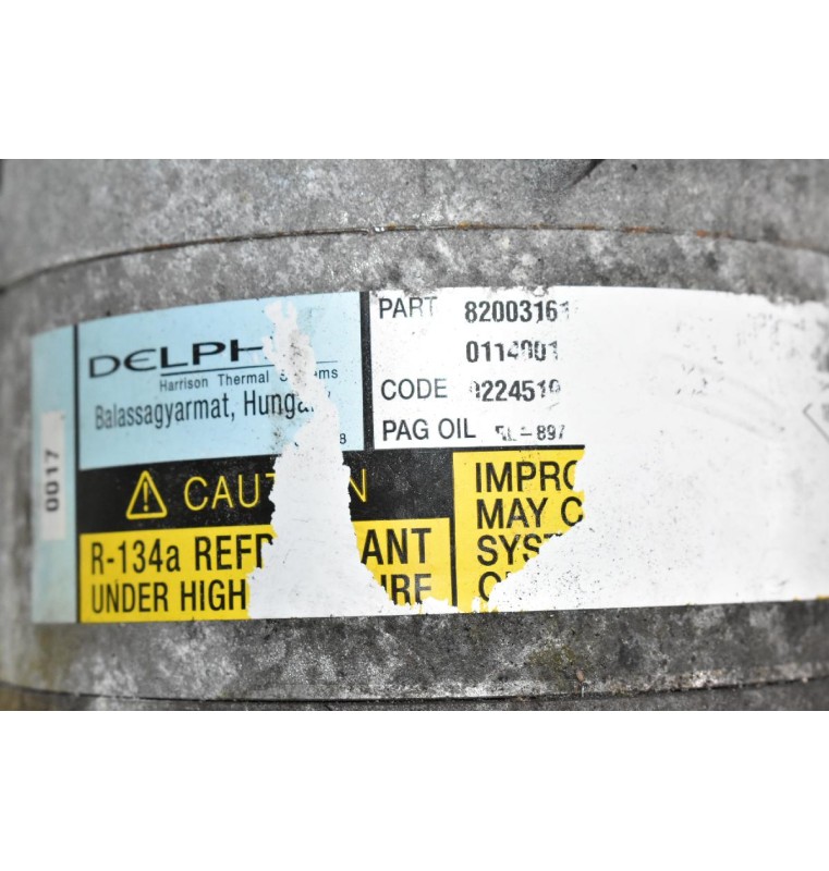 Κομπρεσέρ Aircondition Renault Megane 1.6 16V K4MJ760 113PS 2003-2009  DELPHI 8200316164