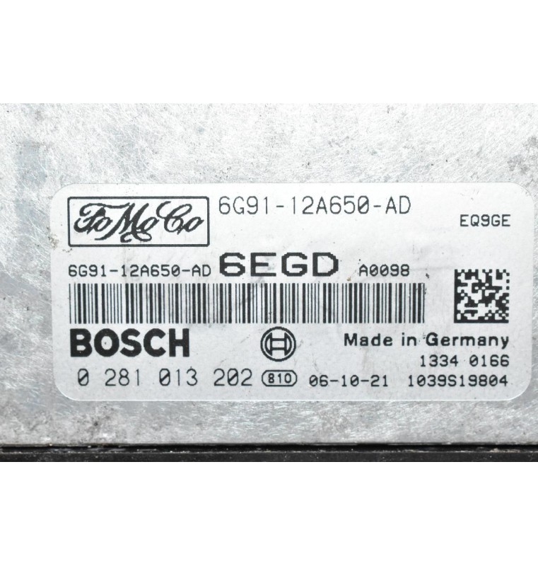 Εγκέφαλος Land Rover Freelander 2.2 TD4 224DT 2006-2014 BOSCH 6G91-12A650-AD 0281013202 (Μαζί Με Βάση)