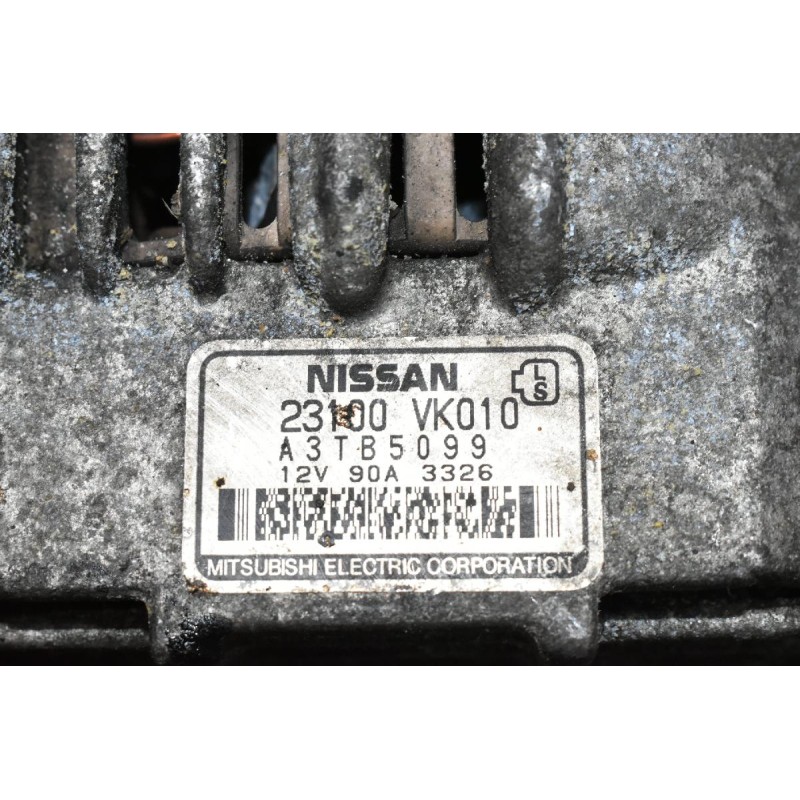 Δυναμό Nissan Navara D22 YD25 133PS 2001-2005 23100-VK010 90A
