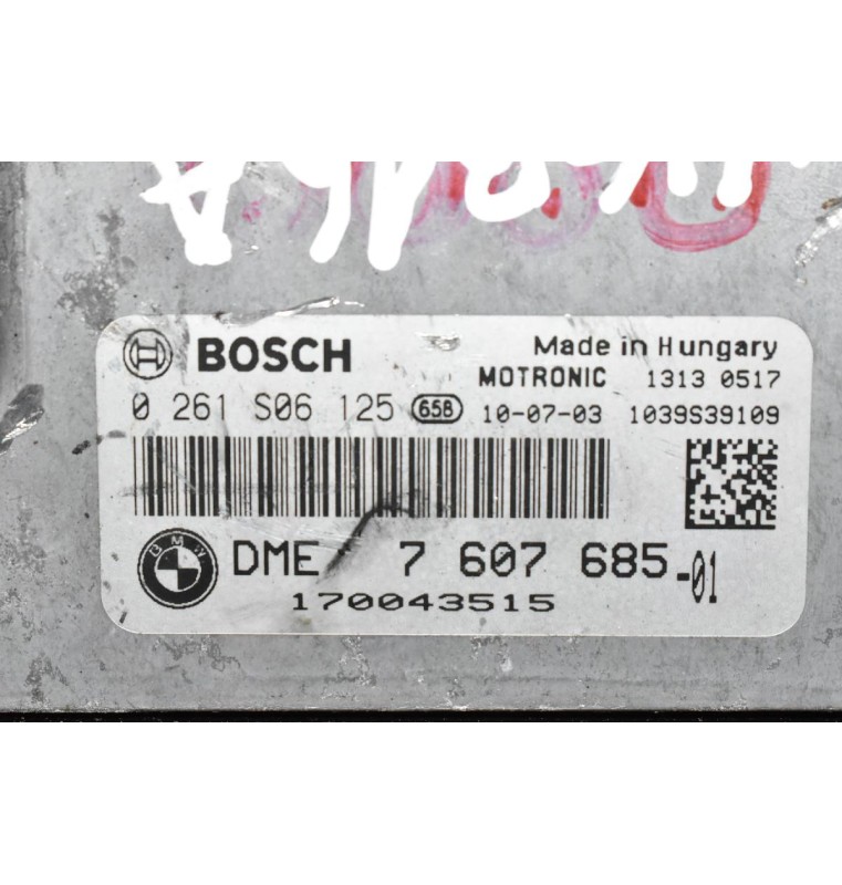 Εγκέφαλος Mini Cooper 2010-2013 R56 N16B16A BOSCH 0261S06125 1039S39103