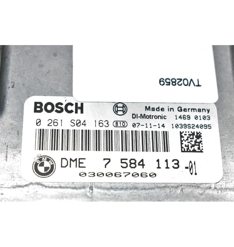 Εγκέφαλος Mini Cooper S R56 N14B16A 1.6cc 2006-2015 BOSCH DME7584113-01 0261S04163