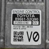 Εγκέφαλος Toyota Yaris 1.3  1NR 2010-2018 FUJITSU 89661-52Q90 212000-5780