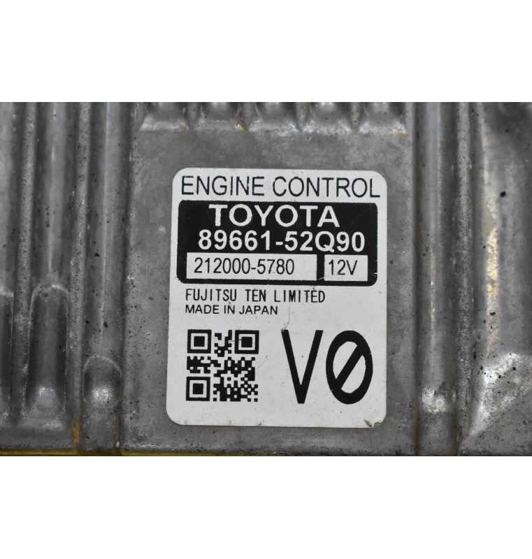 Εγκέφαλος Toyota Yaris 1.3  1NR 2010-2018 FUJITSU 89661-52Q90 212000-5780
