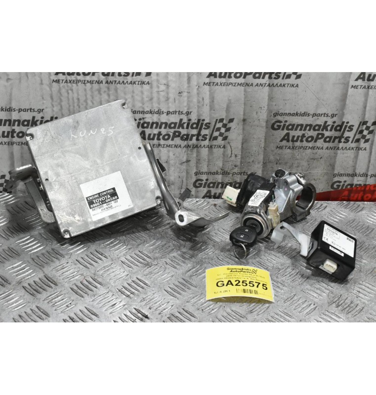 Σετ Immobilizer Toyota Hilux KUN25 2005-2012 ( Εγκέφαλος 89661-0KC60)+(Δέκτης Κ. Κλειδώματος 89741-71010)+(Μάτι 89783-71010)+(Κλειδαριά Με Κλειδί)+(Πλακέτα 89780-71020)