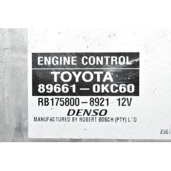 Σετ Immobilizer Toyota Hilux KUN25 2005-2012 ( Εγκέφαλος 89661-0KC60)+(Δέκτης Κ. Κλειδώματος 89741-71010)+(Μάτι 89783-71010)+(Κλειδαριά Με Κλειδί)+(Πλακέτα 89780-71020)