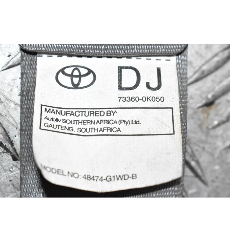 Ζώνες Πίσω Καθισμάτων Σετ Toyota Hilux KUN 2005-2015 (73360-0K050)