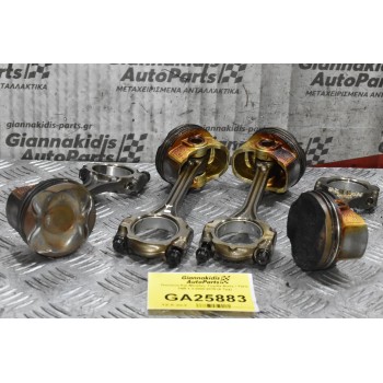 Πιστόνια Και Μπιέλες Toyota Auris / Yaris 1NR 1.3 2008-2015 (72.50mm)(4 Τμχ)