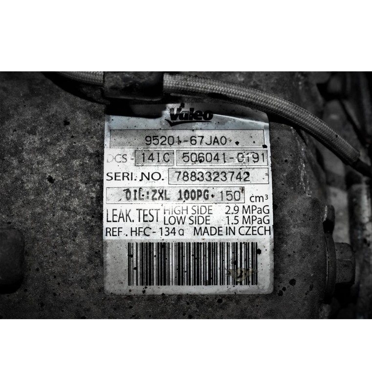 Κομπρεσέρ Aircondition Suzuki Grand Vitara 1.9 DDIS 2005-2010 95201-67JA0 506041-0191