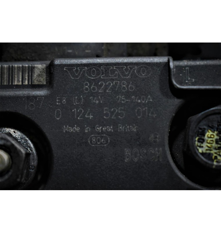 Δυναμό Volvo S60 / S80 / V70 B5204T5 2000-2010 BOSCH 8622786  0124525014