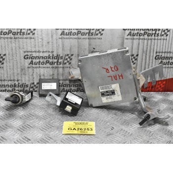 Σετ Immobilizer Toyota Hilux KUN25 2005-2012 ( Εγκέφαλος 89661-0KC50)+(Δέκτης Κ. Κλειδώματος 89741-71010)+(Μάτι 89783-71010)+(Κλειδαριά Με Κλειδί)+(Πλακέτα 89780-71020)