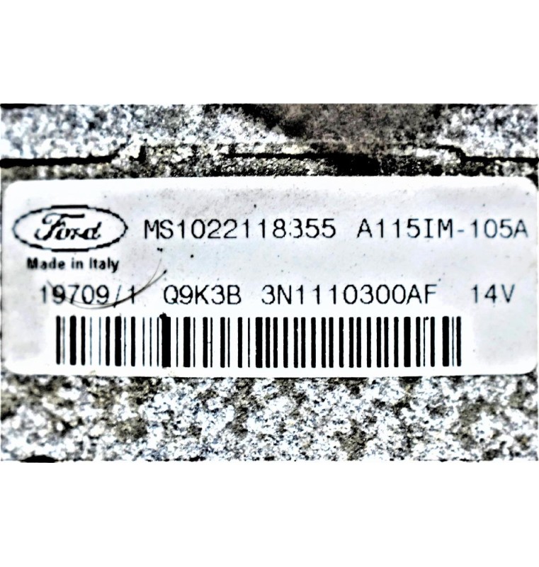 Δυναμό Ford Focus 1.6 SHDA 2004-2012 MS1022118355 Q9K3B   3N110300AF
