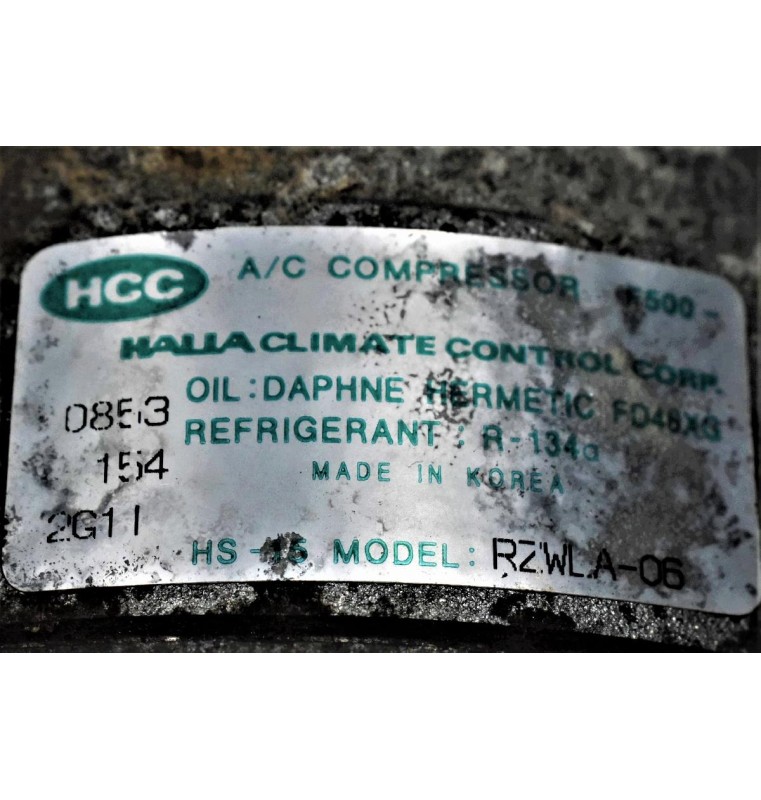 Κομπρεσέρ Aircondition Ford Ranger / Mazda B2500 2.5 WL 12V 2001-2005 RZWLA-06