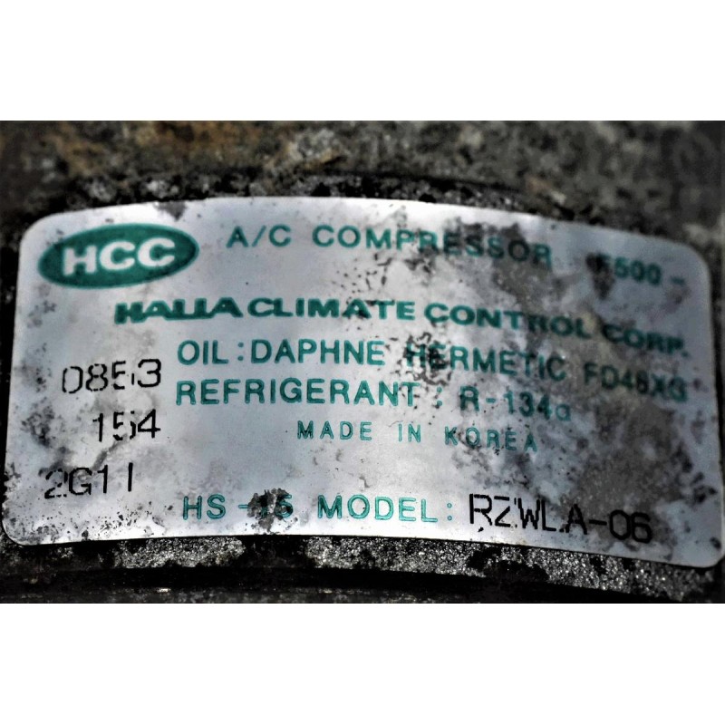 Κομπρεσέρ Aircondition Ford Ranger / Mazda B2500 2.5 WL 12V 2001-2005 RZWLA-06