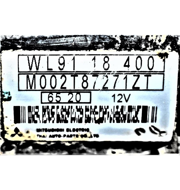 Μίζα Ford Ranger / Mazda B2500 2.5TD WL 12V 1998-2005 WL9118400 M002T87271ZT