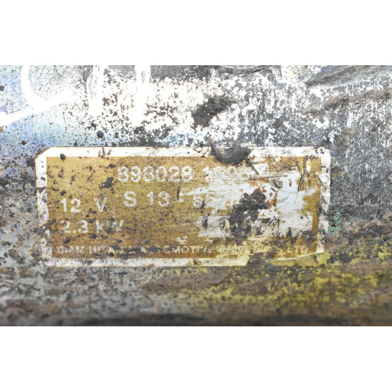 Μίζα Isuzu D-Max 3.0D 4JJ1 2007-2012 S13557B 898028-1990 (9 Δόντια)