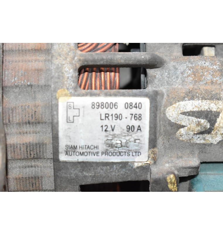 Δυναμό Isuzu D-Max 4JJ1 3.0 2005-2012 8980060840 90A