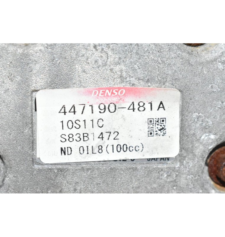 Κομπρεσέρ Aircondition - A/C Mitsubishi Canter 4M42 (Ηλεκτρικά Μπέκ) 24V 2000-2010 447190-481A 10S11C  S83B1472