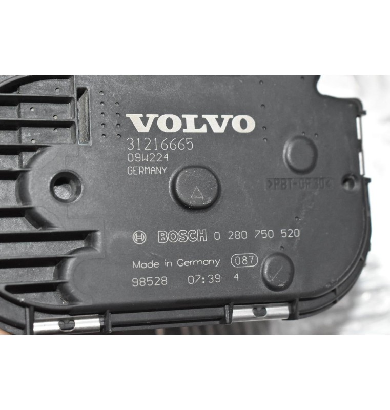 Πεταλούδα Γκαζιού Volvo XC90 / S80 D5244T 2005-2015 BOSCH 31216665 0280750520