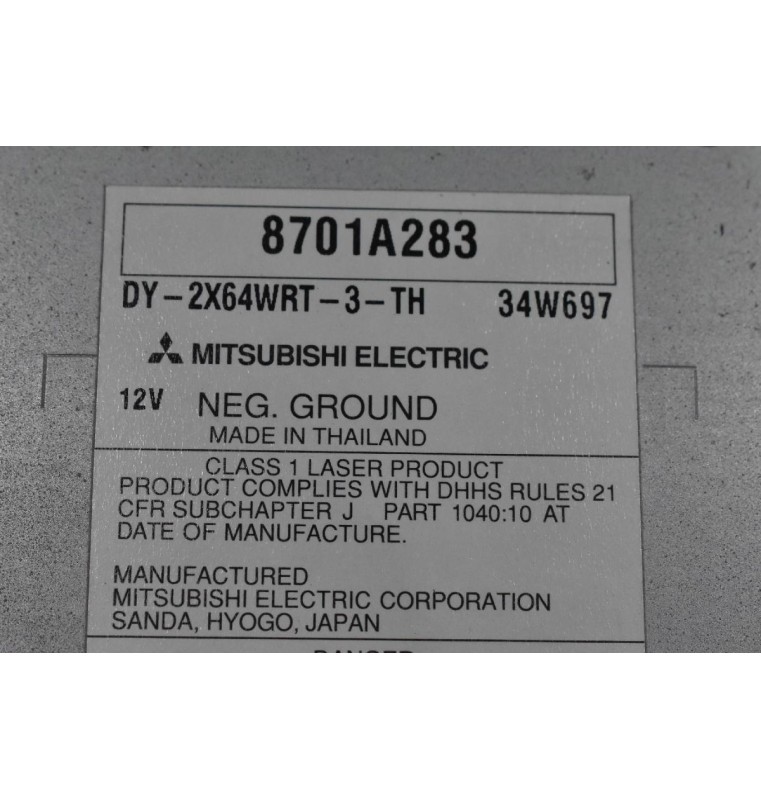 Ράδιο-CD Mitsubishi L200 KB4 2006-2015 8701A283