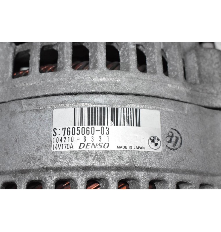 Δυναμό Bmw 118i 116i 114i 120i (F20/21) N13B16A 2010-2018 DENSO 7605060-03 104210-6331 170A