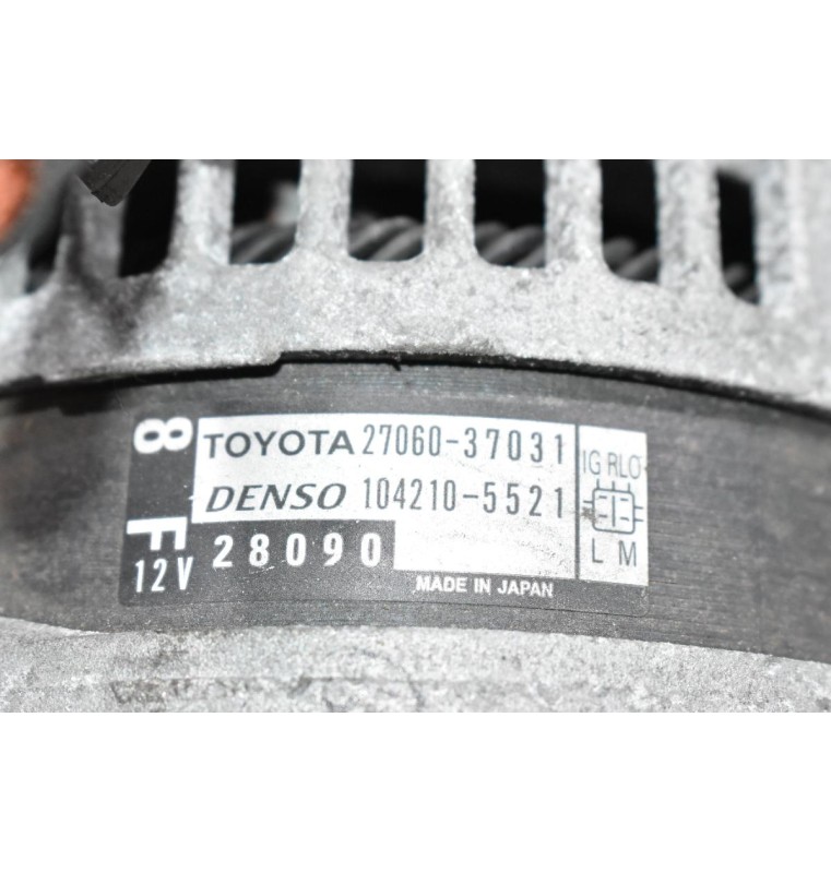 Δυναμό Toyota RAV4 2.0 3ZR 2009-2015 27060-37031 104210-5521
