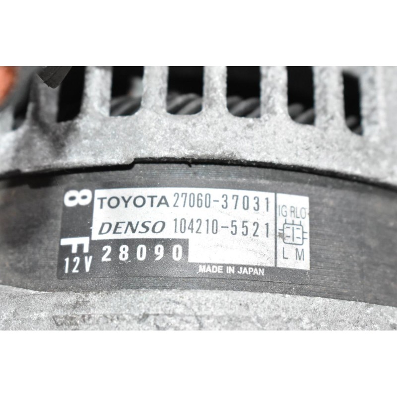Δυναμό Toyota RAV4 2.0 3ZR 2009-2015 27060-37031 104210-5521