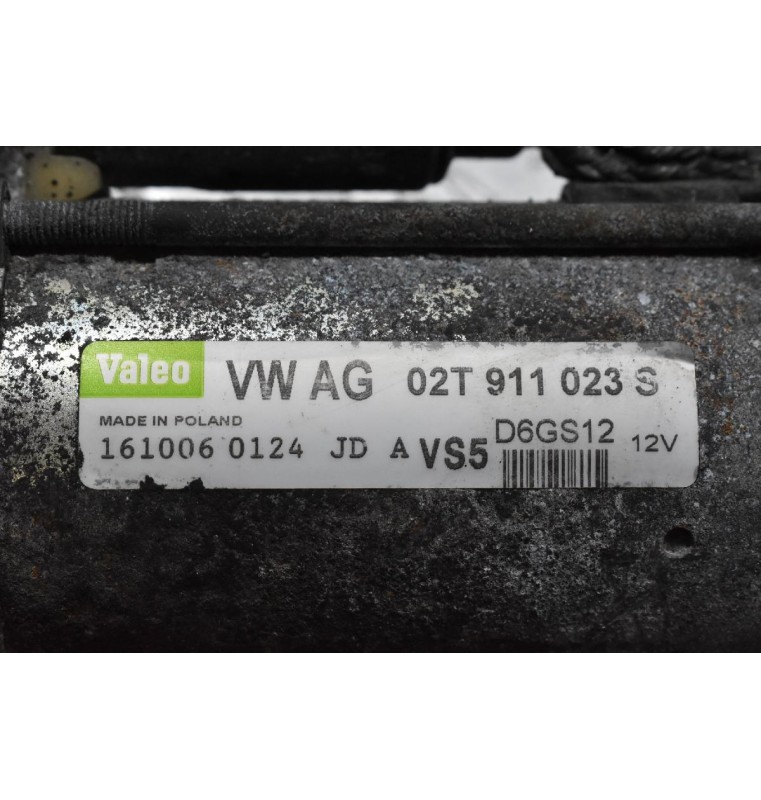 Μίζα Volkswagen Polo BME 1.6 TDI 2007-2015 VALEO 02T911023S 1610060124